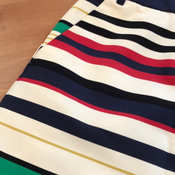 J.Crew Multicolored Striped Skirt W/ Pockets - Picture 7 of 9